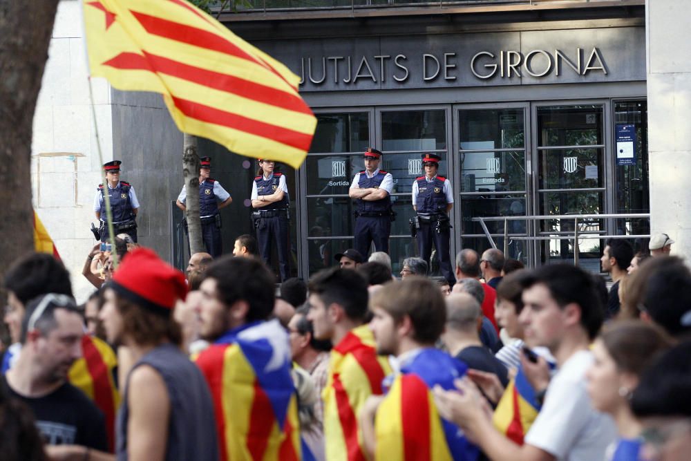 Manifestació a Girona.