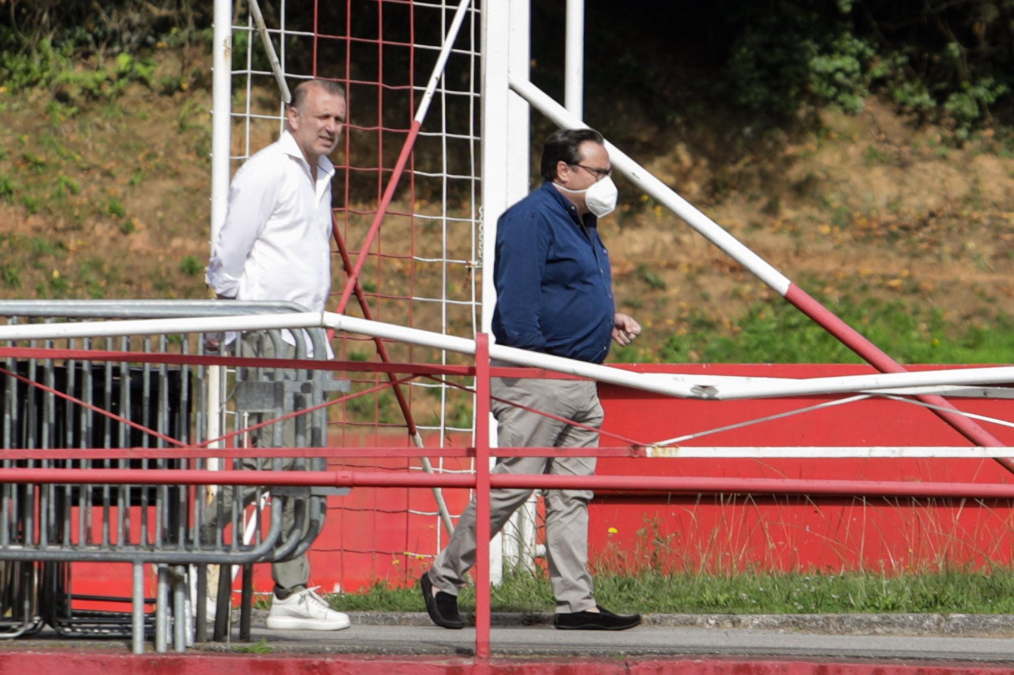 Javier Fernánez y Javi Rico en Mareo