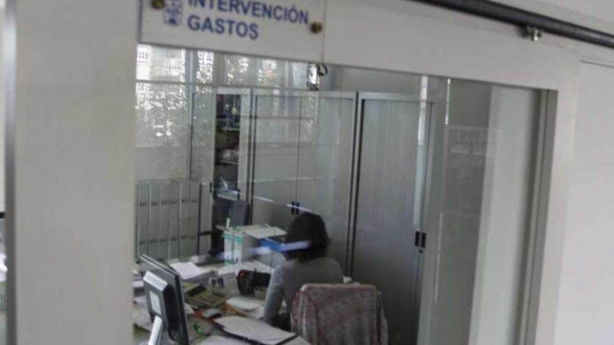 Departamento de Intervención del Concello de Cangas. // G.Núñez