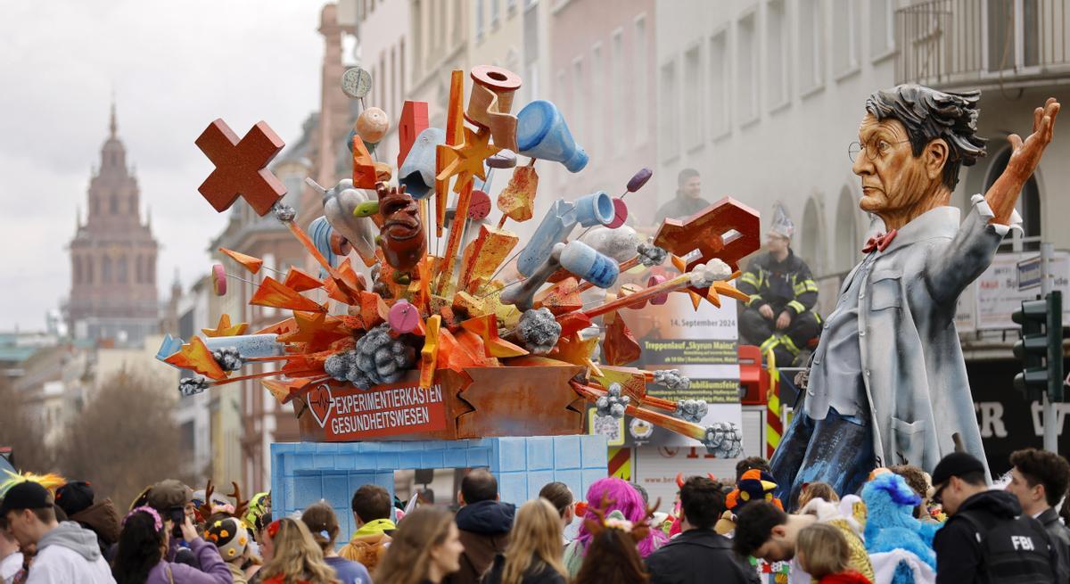 Rose Monday Carnival parade in Mainz