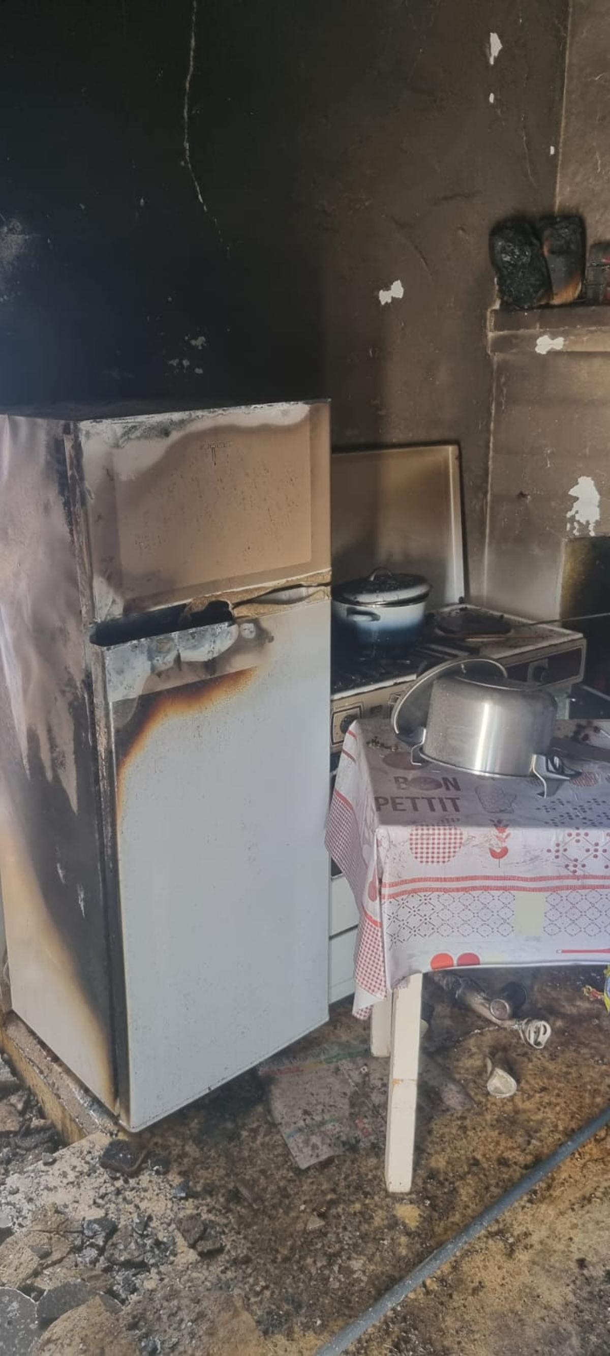 Fuego en una vivienda en Vidayanes