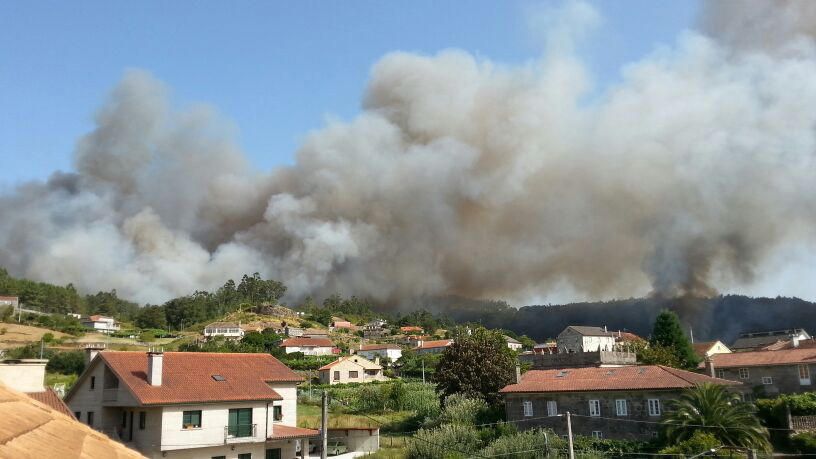 Incendio en Tenorio, Cotobade