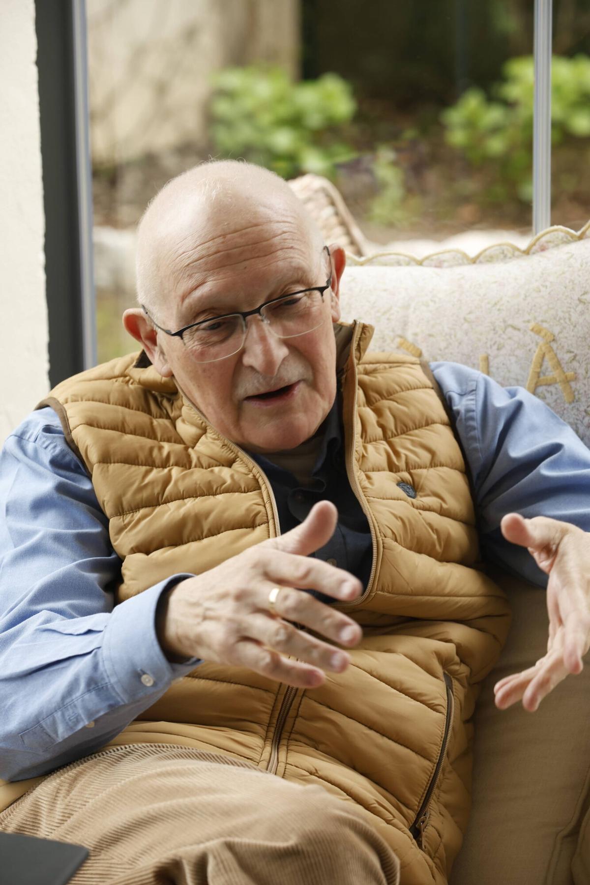 Antonio Trevín, en su domicilio de Llanes