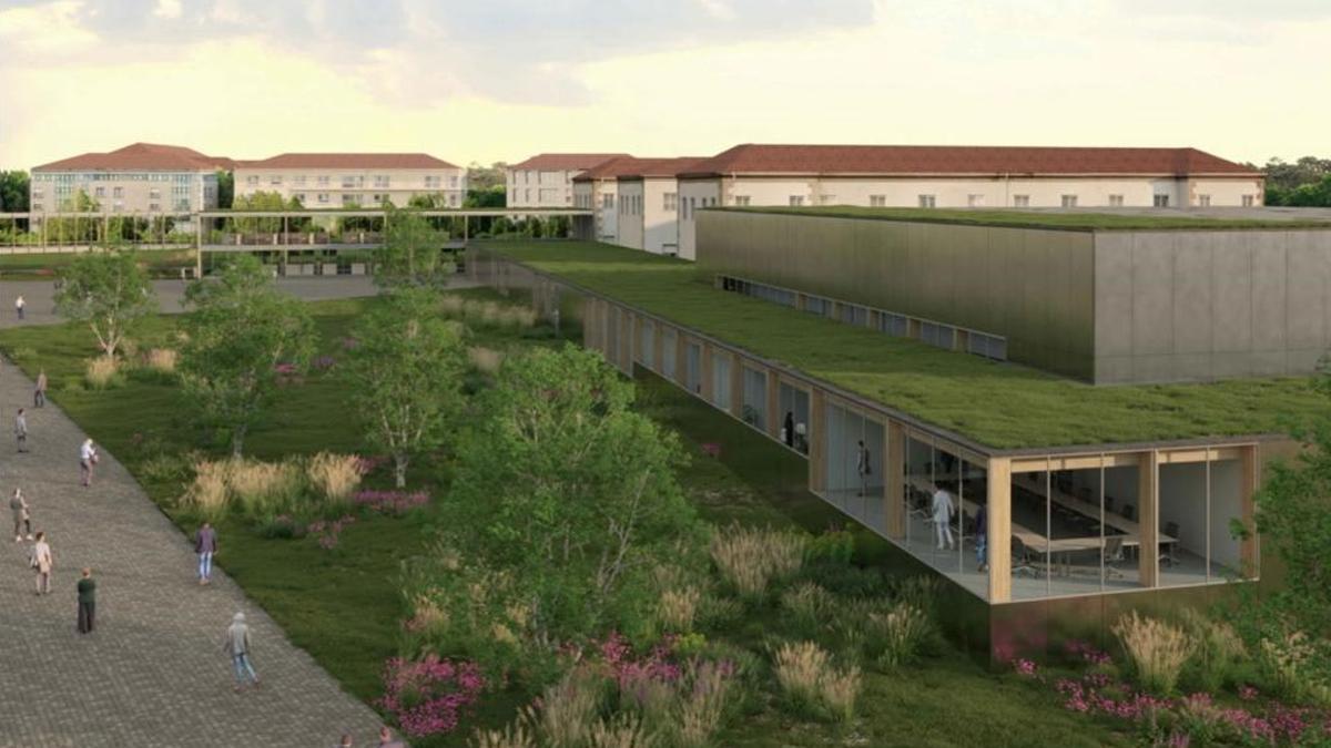 Así quedará el edificio del nuevo centro de protonterapia de Santiago
