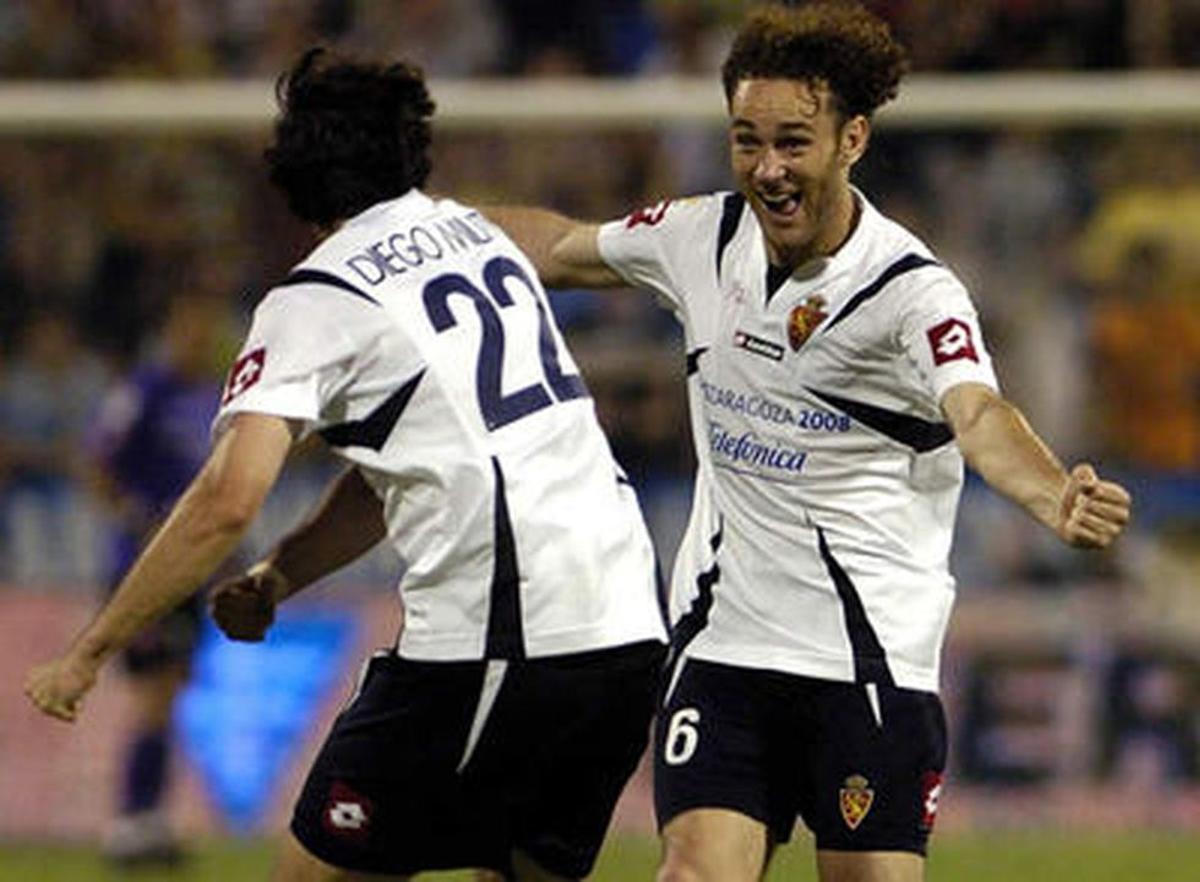 Gaby Milito jugó con su hermano Diego en el Real Zaragoza