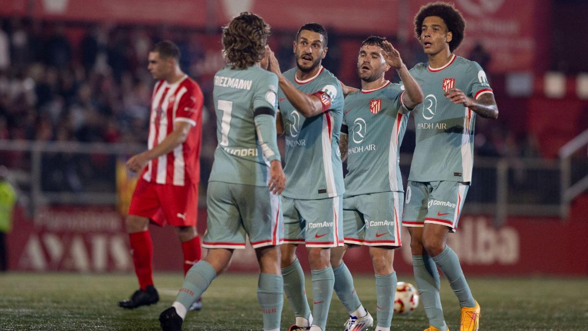 El Atlético de Madrid superó al Vic en la primera ronda