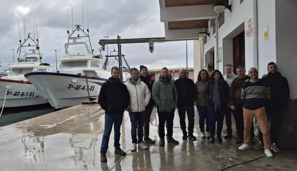 Pescadores y trabajadores de la Cofradía de Xàbia