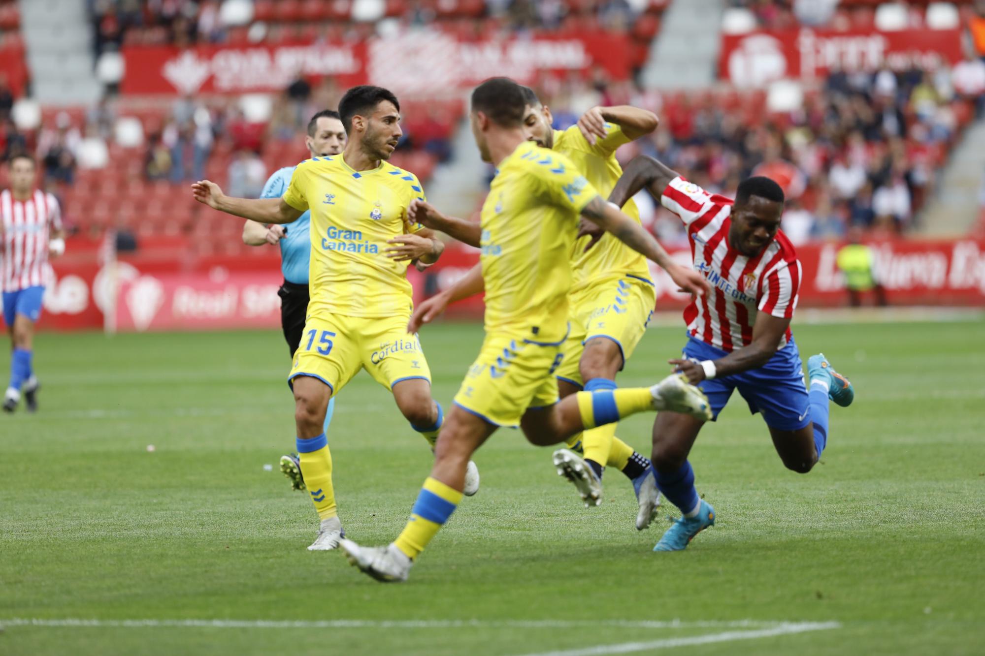 El partido del Sporting ante Las Palmas, en imágenes