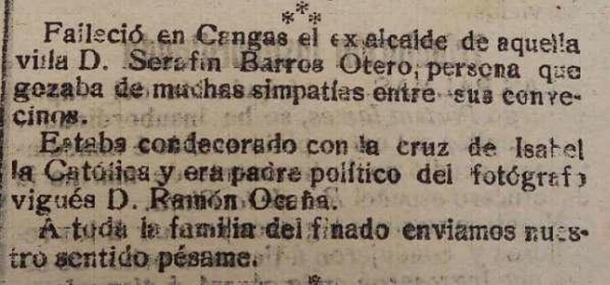 Serafín Barros, entre a realidade e a ficción