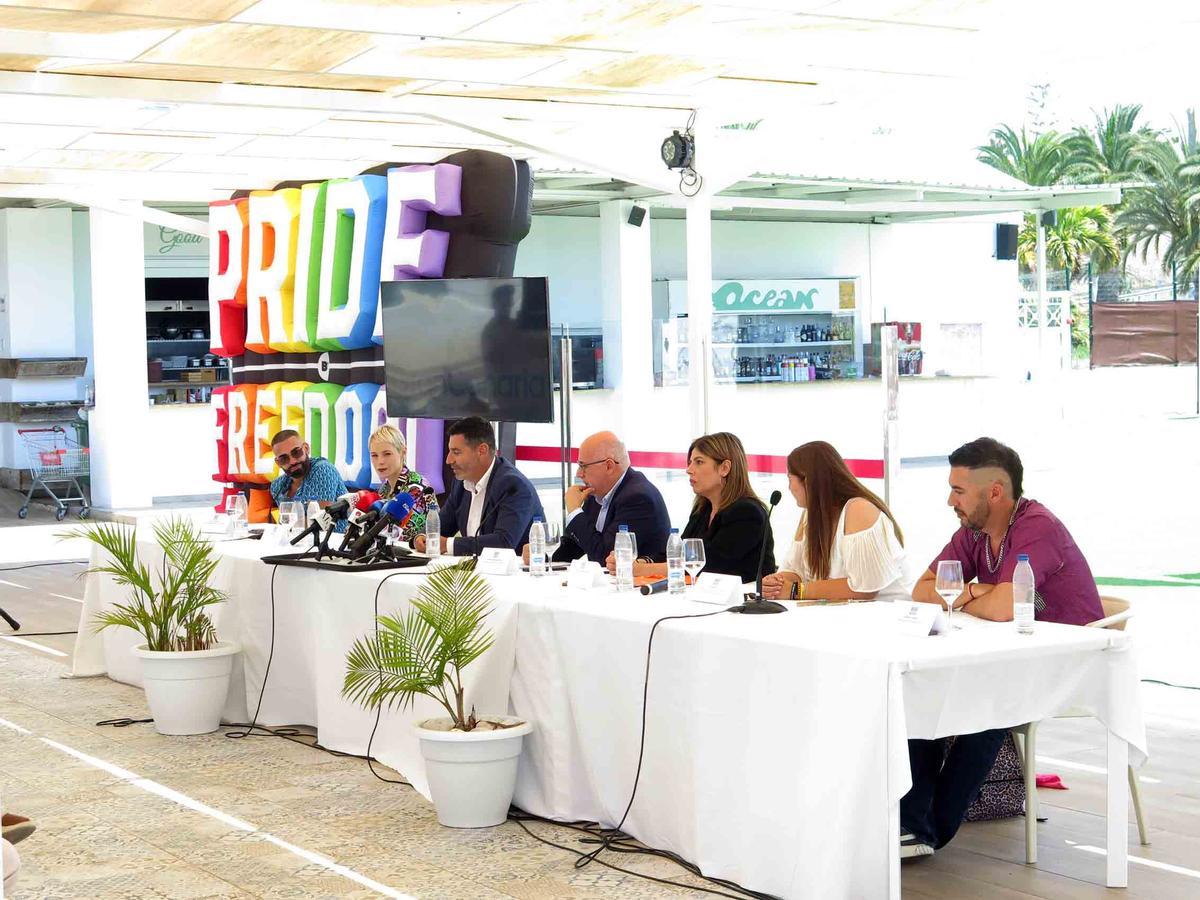 Presentación del Maspalomas Pride 2025, este miércoles.