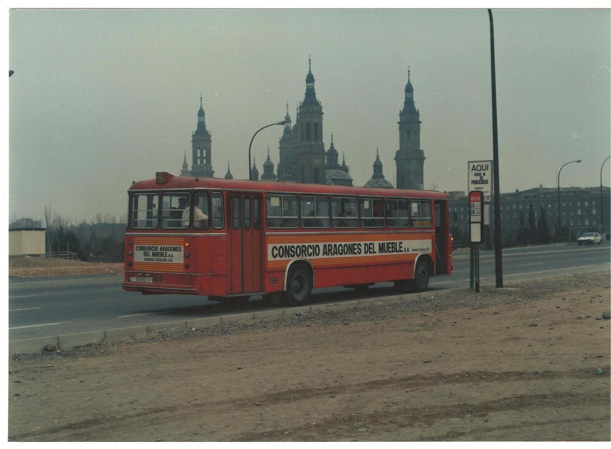 La historia de los buses de Zaragoza