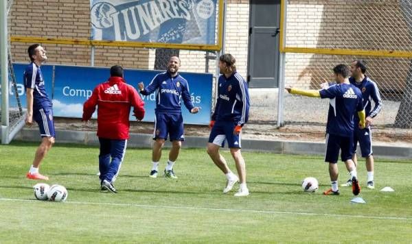 Imágenes del entrenamiento del Real Zaragoza