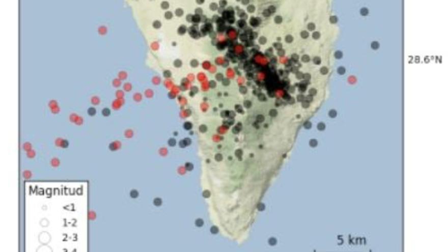 Continúa el enjambre de eventos sísmicos en La Palma