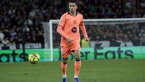 João Cancelo, en el partido de San Sebastián ante la Real Sociedad. 