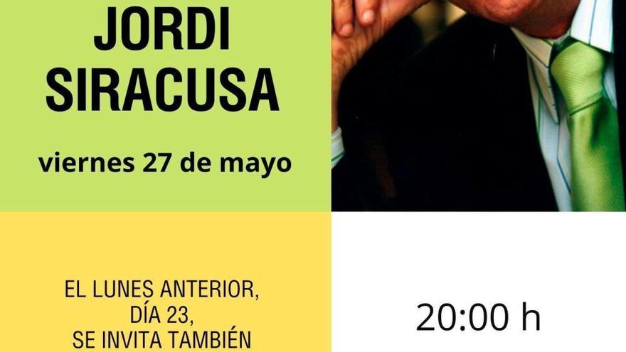 Encuentro abierto con el escritor Jordi Siracusa