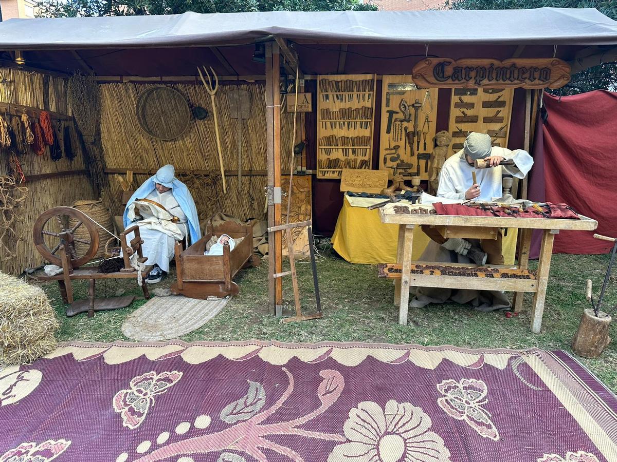 Montaje en el campamento real de Torrent