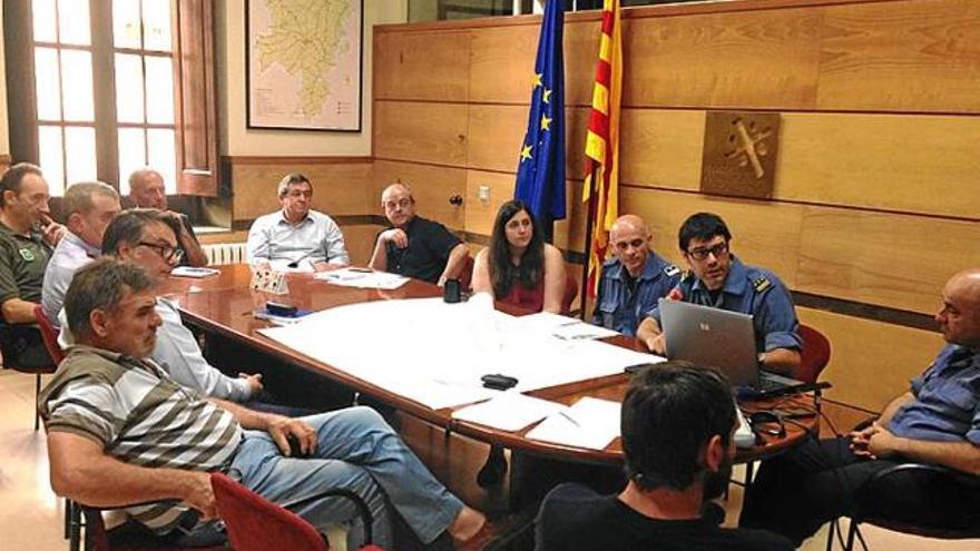 Tots els agents implicats es van reunir al consell comarcal