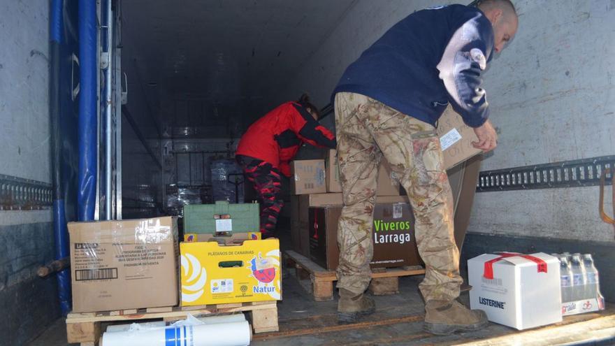 Primer convoy de ayuda humanitaria de Zamora hacia Ucrania