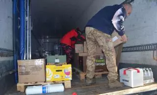 Primer convoy de ayuda humanitaria de Zamora hacia Ucrania