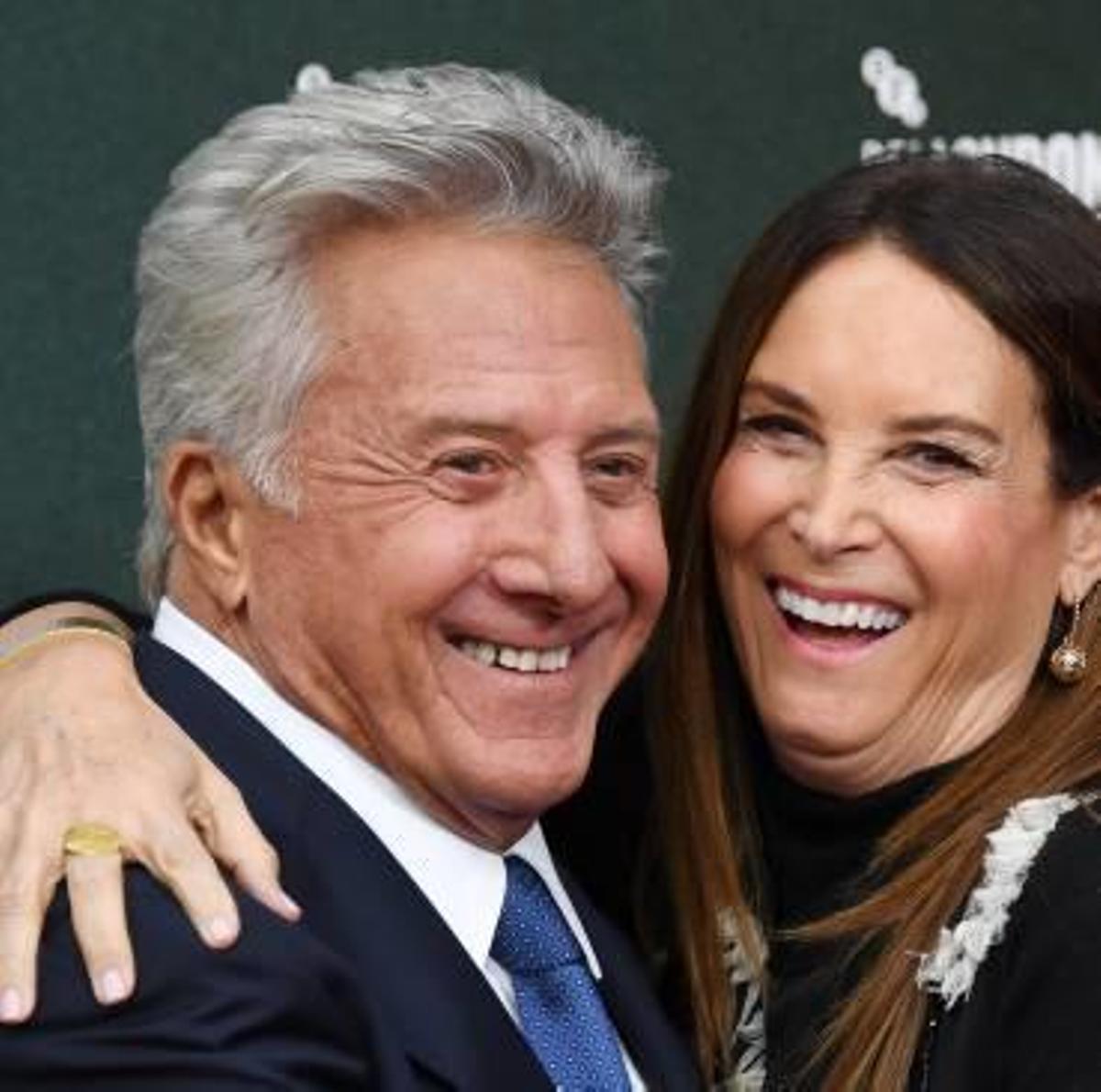 El actor Dustin Hoffman y su mujer, Lisa.