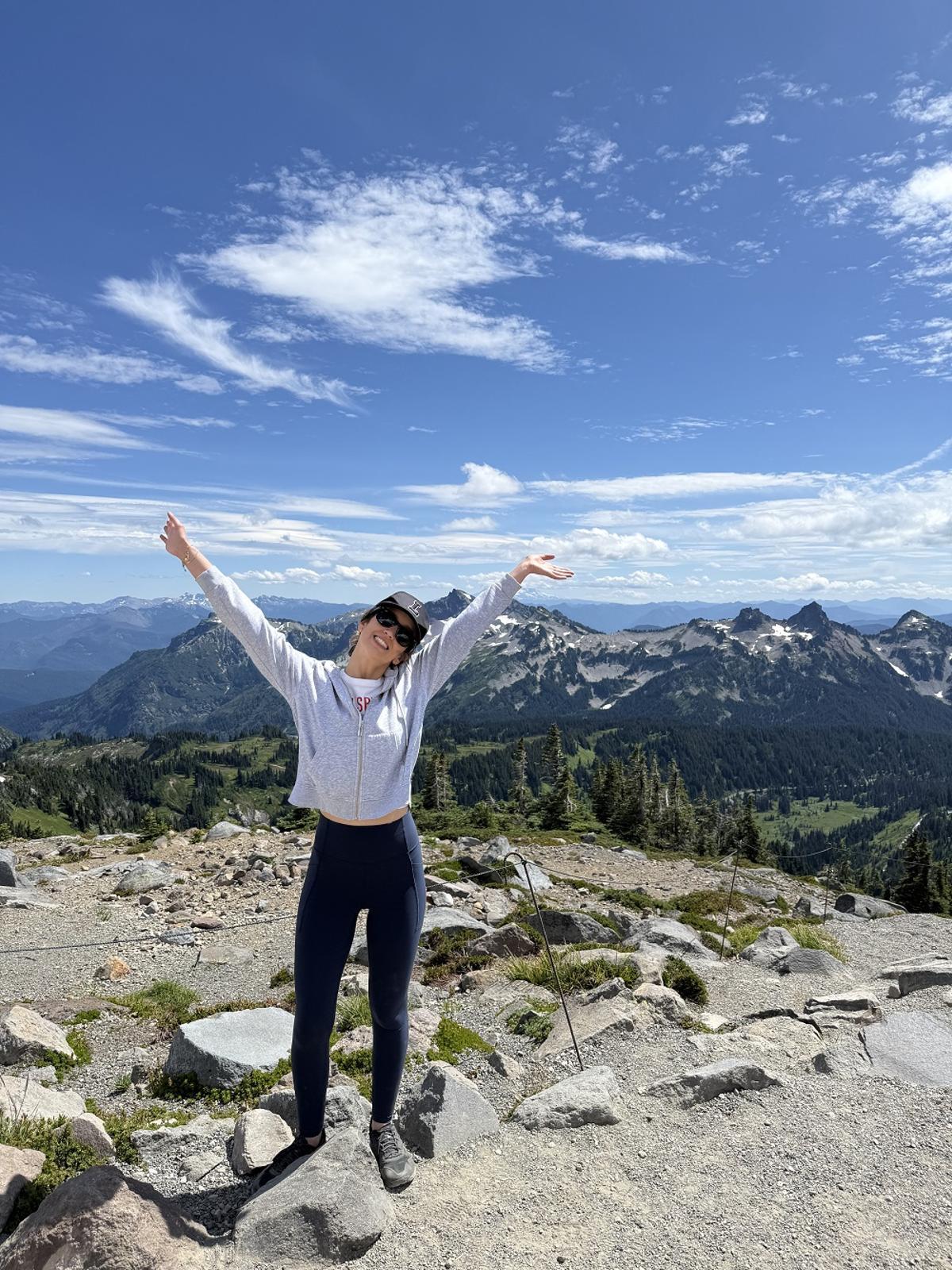 De excursión en su tiempo libre.