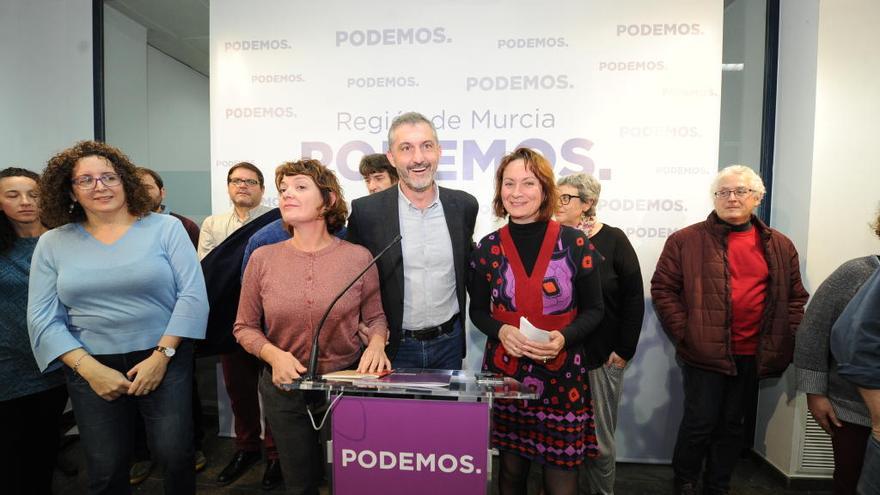 Óscar Urralburu, durante la presentación de su candidatura.