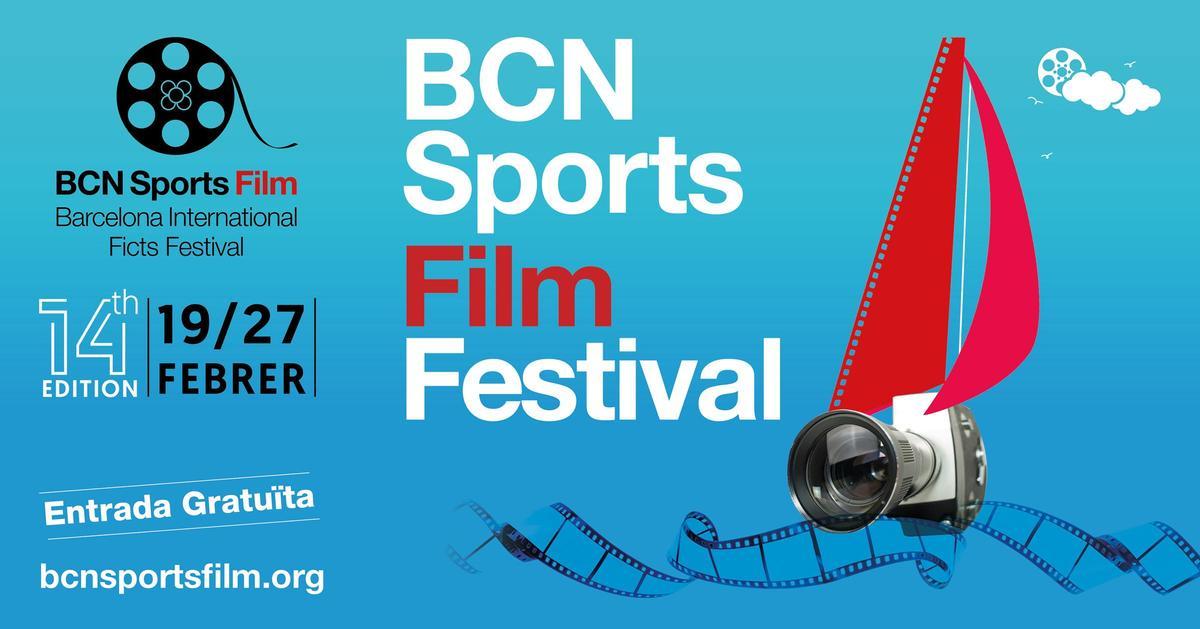 Cartel de la catorceava edición del BCN Sports Film Festival.