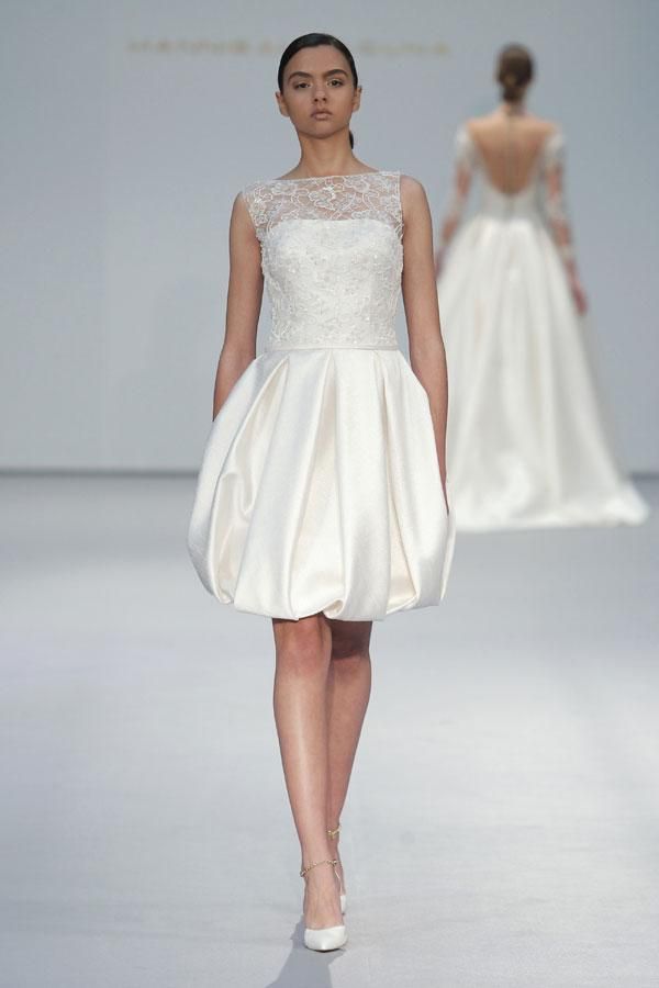 Vestidos de novia cortos: Muy chic