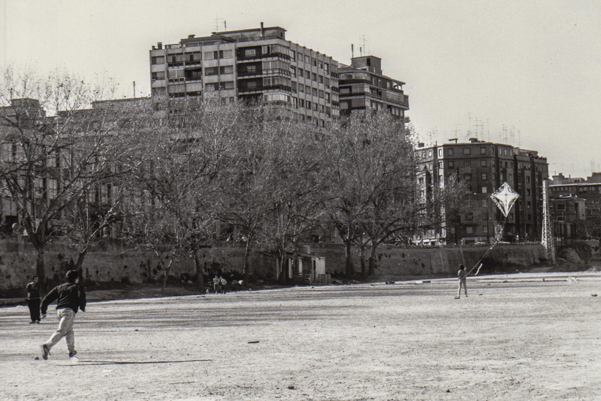 Así era el rio Turia en València antes de convertirse en un jardín