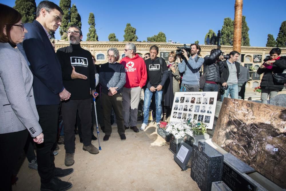 Pedro Sanchez presenta en Paterna la propuesta de Reforma de Ley de Memoria Histórica