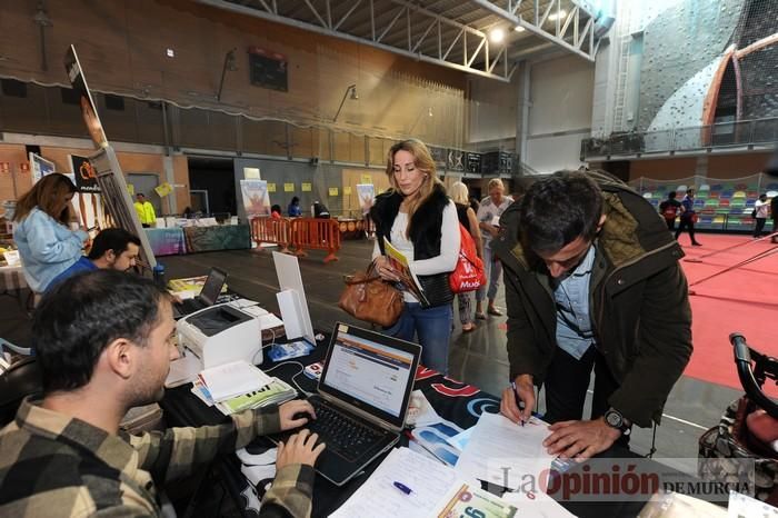 Entrega de dorsales de la Maratón de Murcia