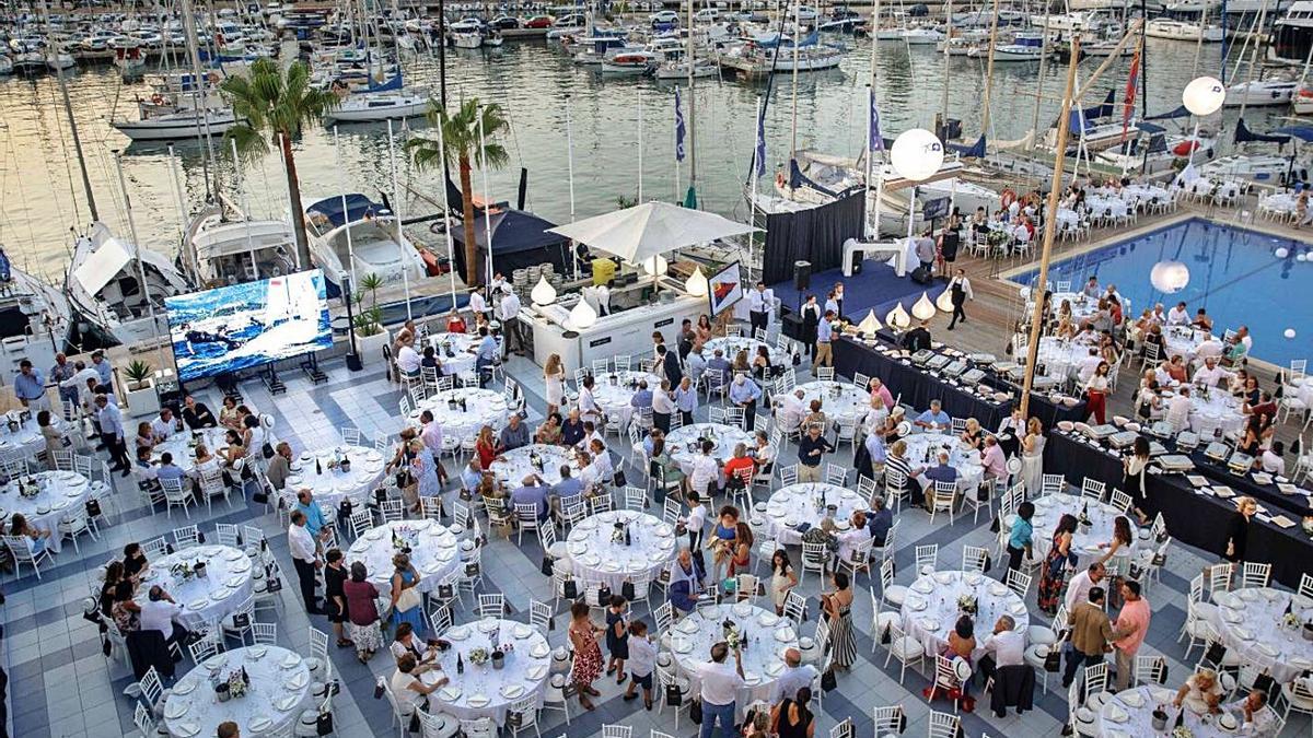 Imagen de archivo de la cena del 70 aniversario del Real Club Náutico de Palma.