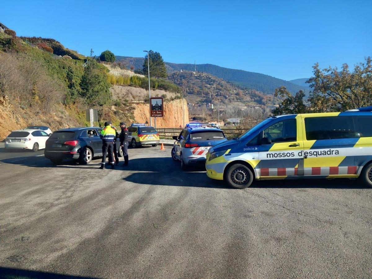´Control de carretera de Mossos