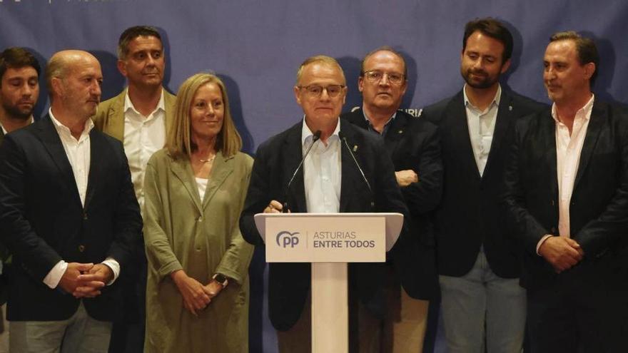 Canga, feliz por &quot;el mejor resultado&quot; del PP en Asturias en 15 años: &quot;Se acabó el rodillo socialista&quot;