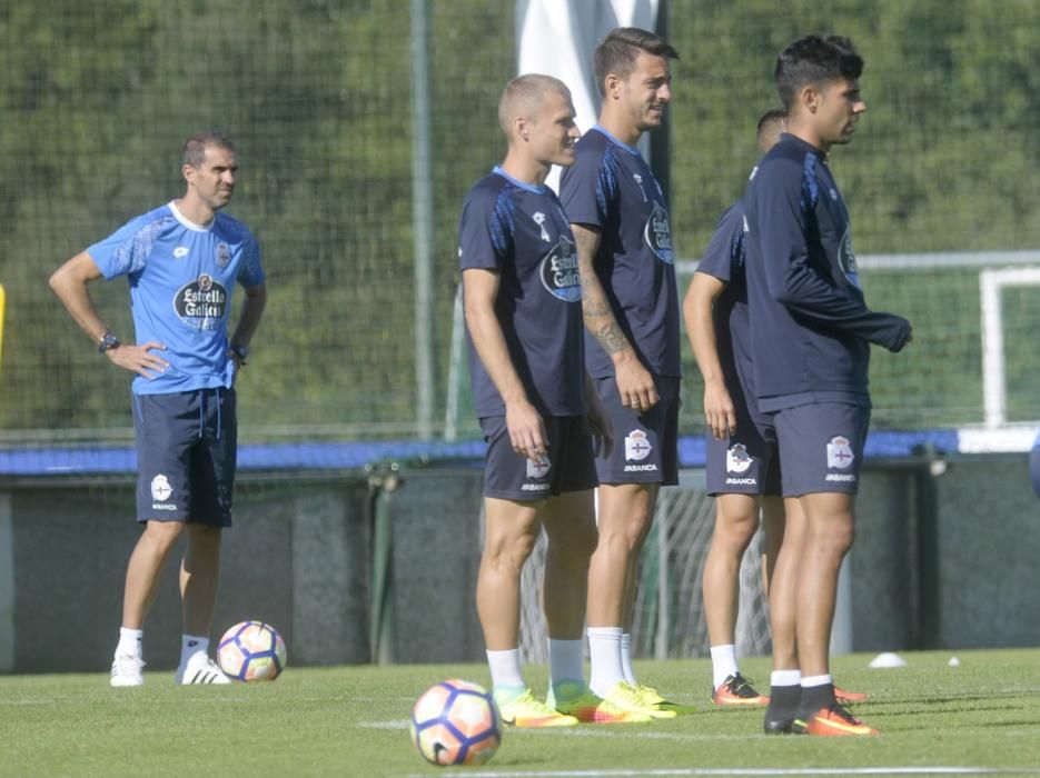 Cuarto entrenamiento de la semana - El domingo, el Dépor recibe al Athletic en Riazor.