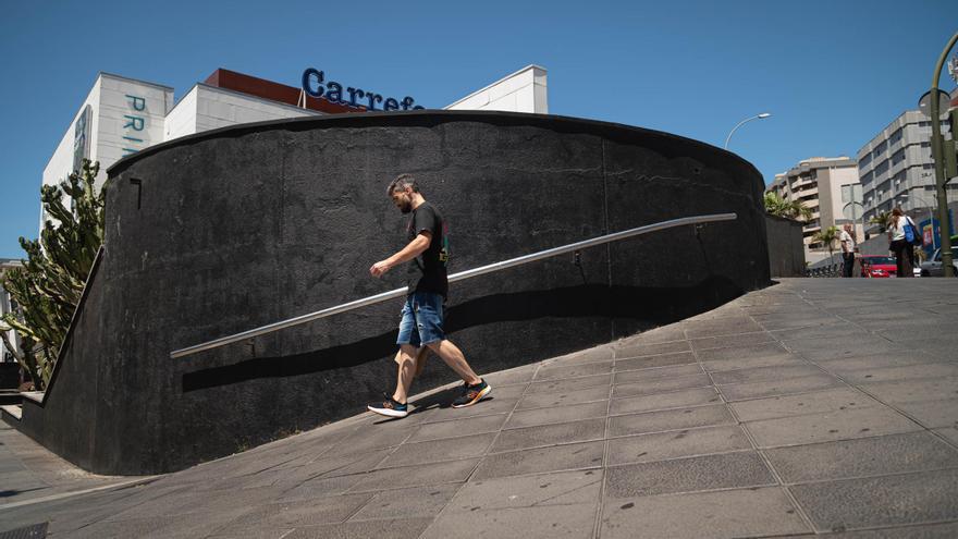 Una rampa acabará con la acera más peligrosa de Santa Cruz de Tenerife