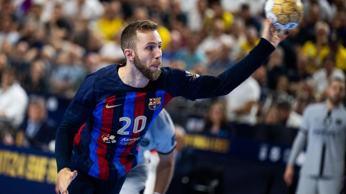 Aleix Gómez durante el partido.