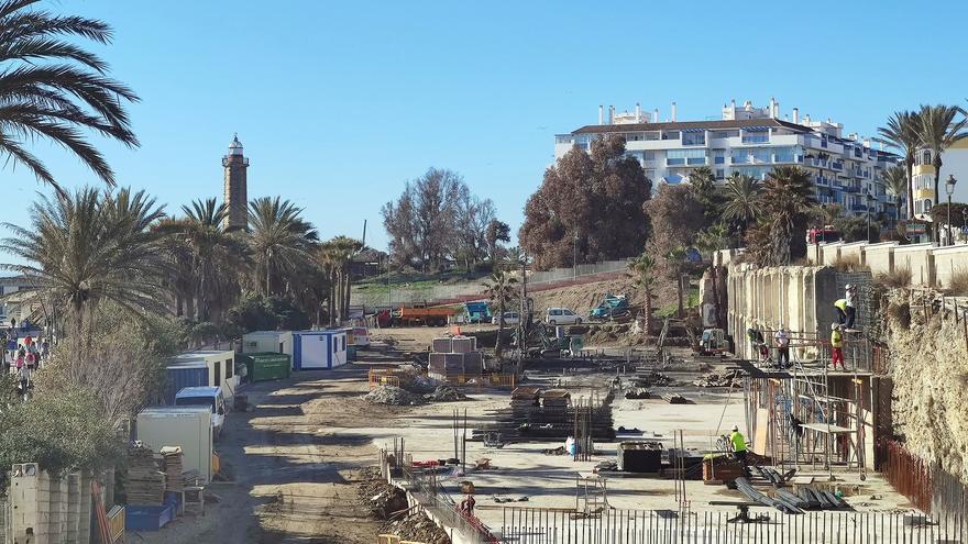 Obras del 'Balcón al Mediterráneo' en Estepona