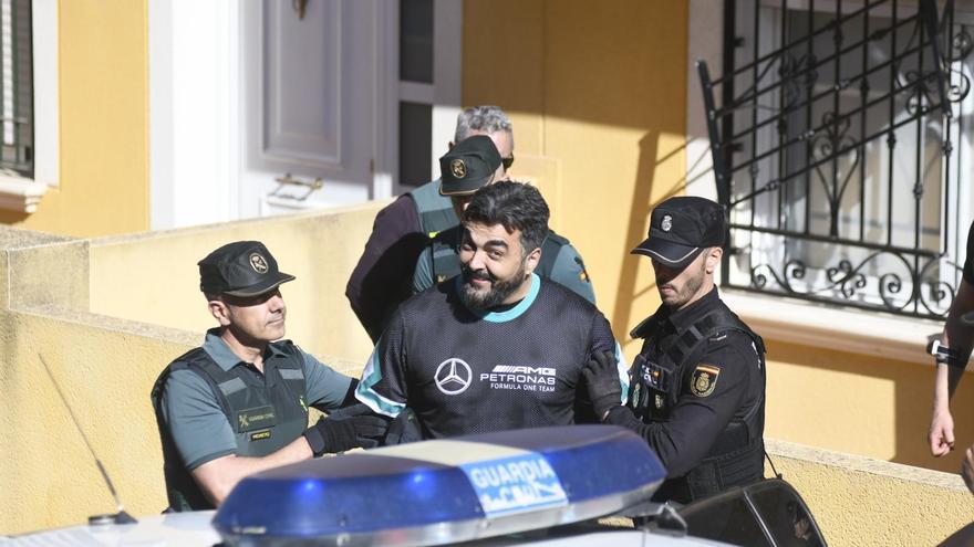 Así ha sido la detención de 'El Karateca' en Murcia: sonriente y haciendo bromas