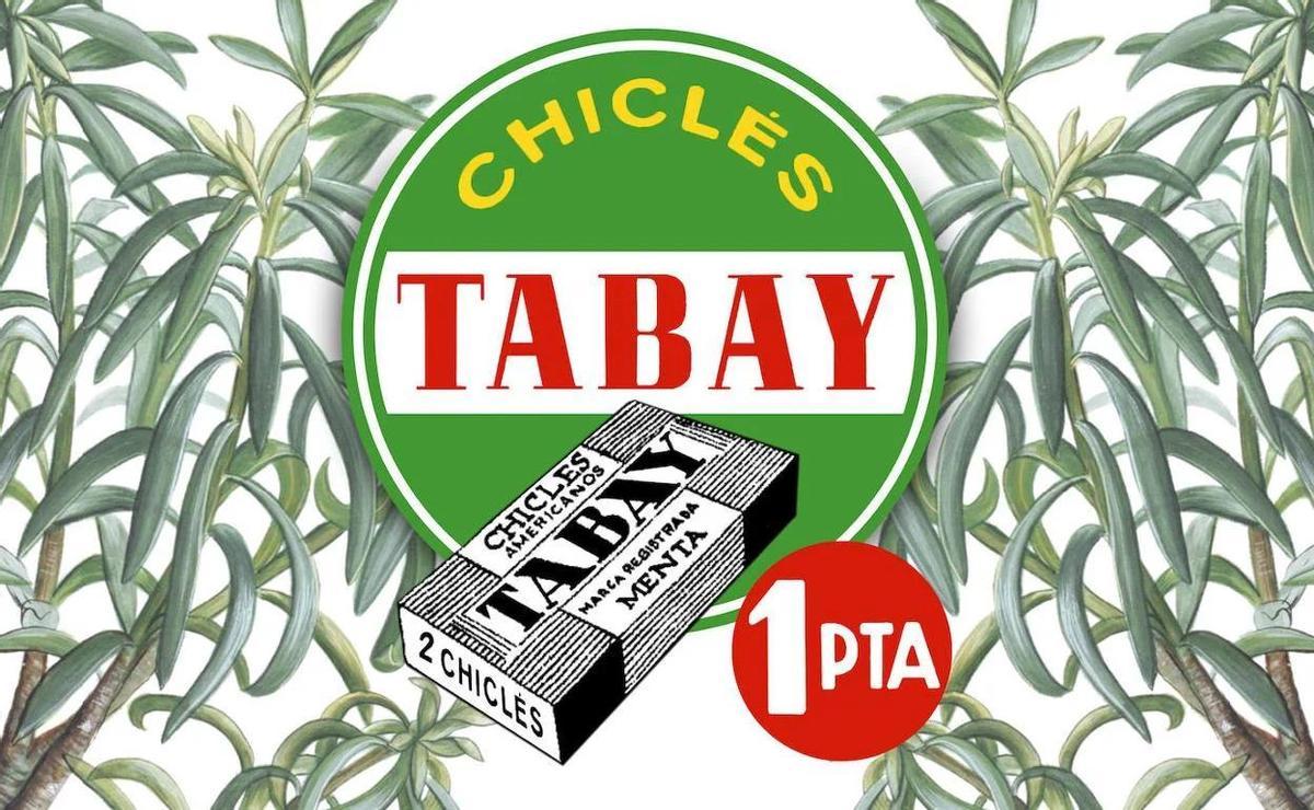 Logotipo de la caja de chicles Tabay