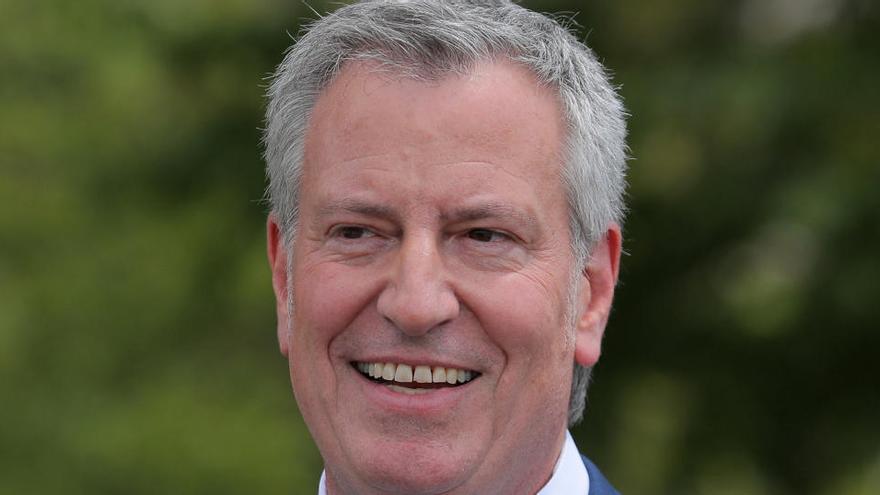 El alcalde de Nueva York, Bill de Blasio.