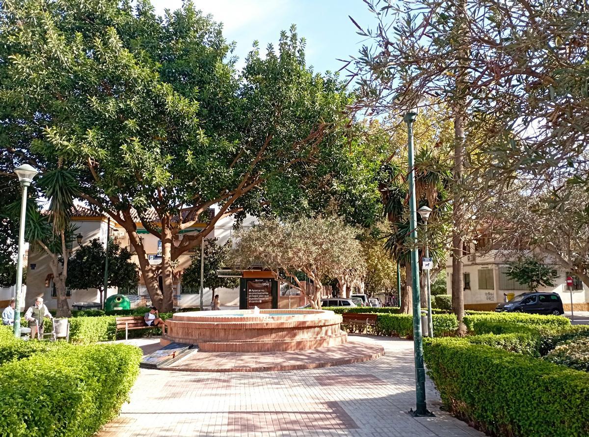 Plaza de Prudencio Jiménez, en homenaje al antiguo párroco de la Purísima.