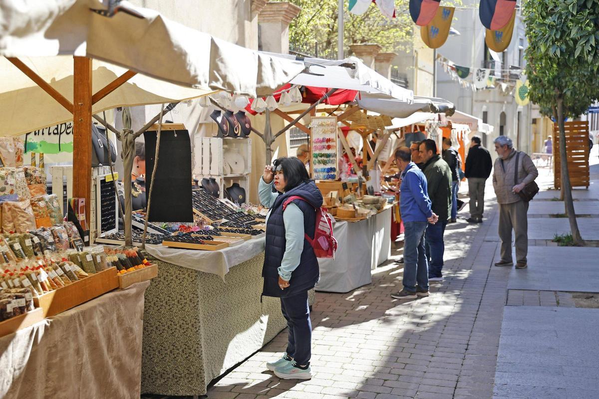 Les imatges del mercat medieval de Calonge