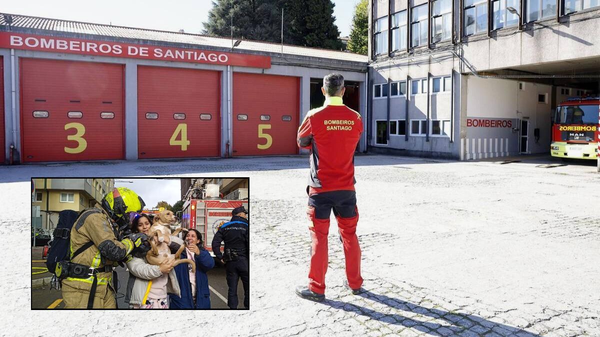 Los Bomberos de Santiago siguen denunciando que trabajan con efectivos por debajo de los protocolos establecidos