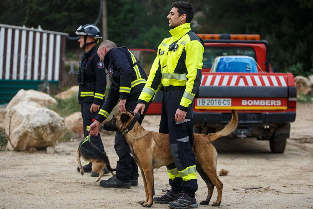 Operativo de búsqueda de un joven en Portinatx