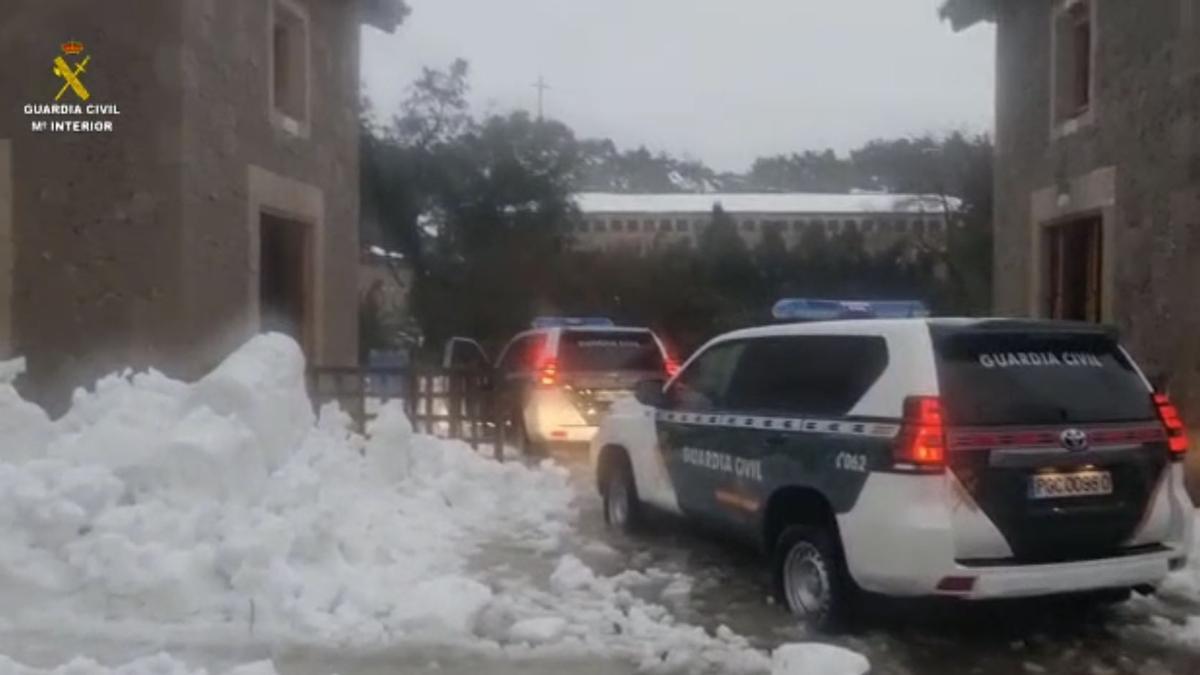 VÍDEO | Borrasca Juliette en Mallorca: Así llegaron los equipos de Emergencia al monasterio de Lluc