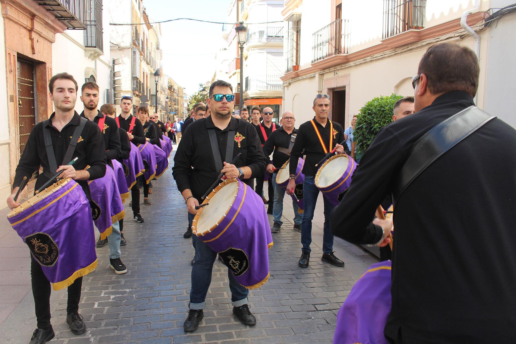 50 tambores de la zona sur de Córdoba protagonizan un desfile en Lucena