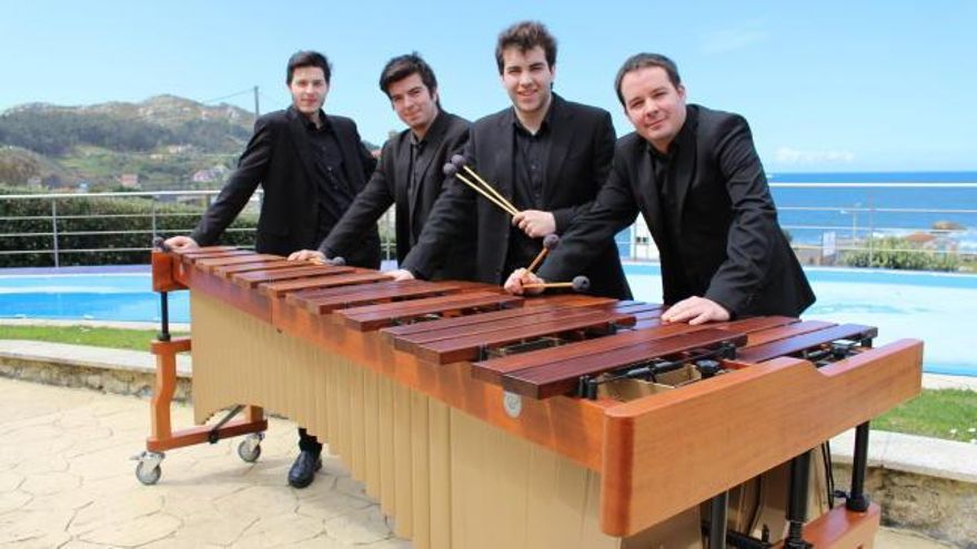 Abmiram Quartet, el cuarto vigués rey de la marimba