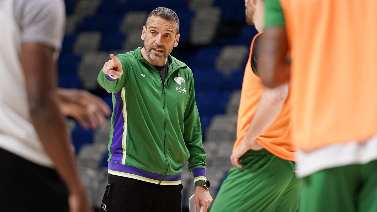 Ibon Navarro, entrenador del Unicaja.