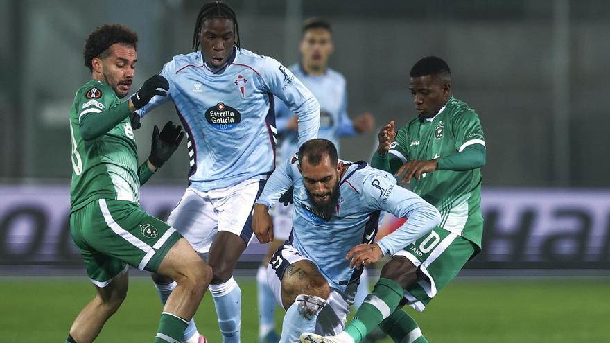 Debacle de la segunda unidad del Celta ante el Ludogorets.
